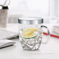 Hot Sale! SAMADOYO Heat-resisting High Borosilicate Glass Flower Tea Cup with Inner Cup
